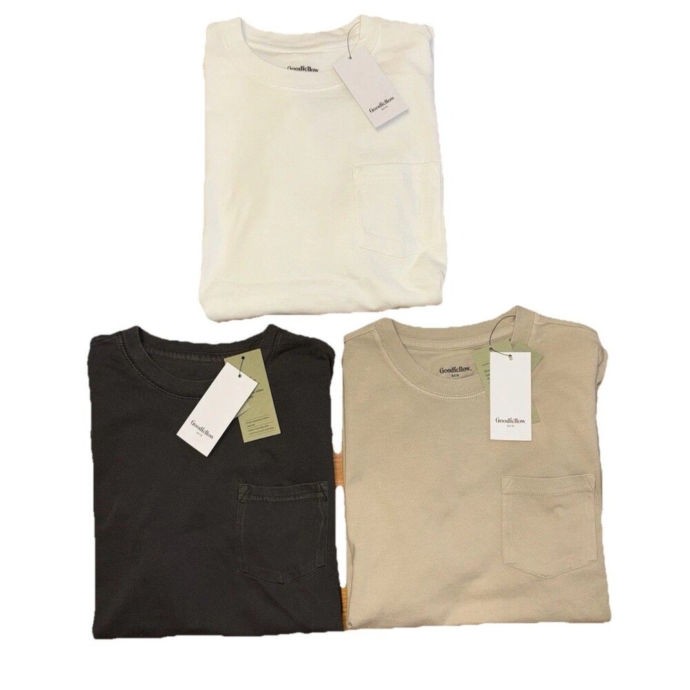 Goodfellow & Co Men’s Small Pocket T-Shirts Short Sleeve Lot of 3
